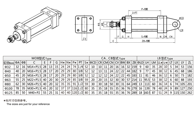 標(biāo)準(zhǔn)MOB+CA型 單耳型外形安裝尺寸圖.jpg